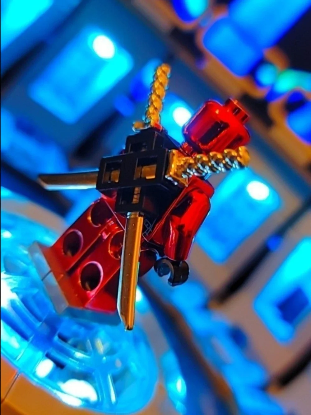 Deadpool Minifigure Lego Compatible